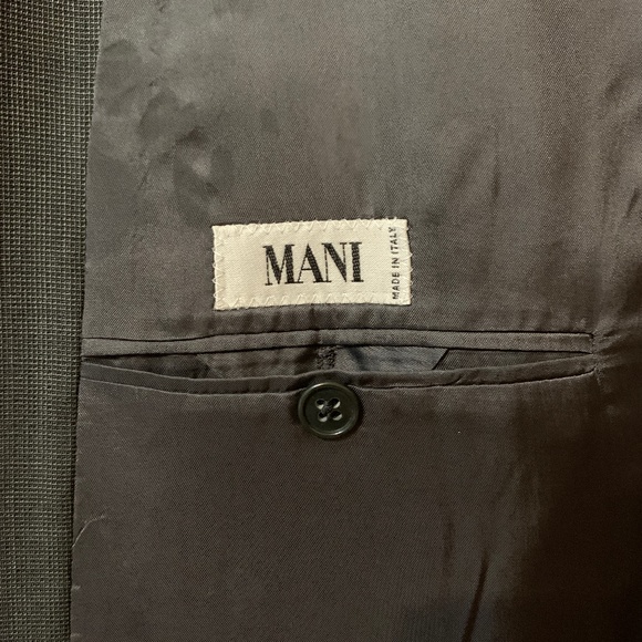 Mani Italian Suit Gray 44R - Picture 10 of 16